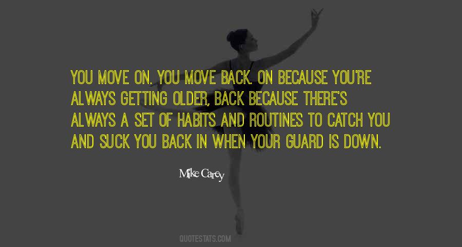Quotes About Getting Up And Moving On #696910