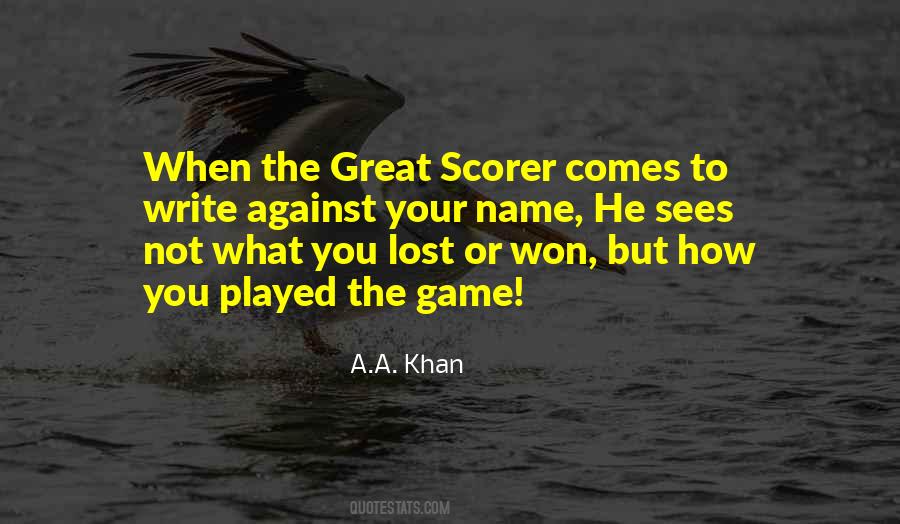 Get In The Game Quotes #4987