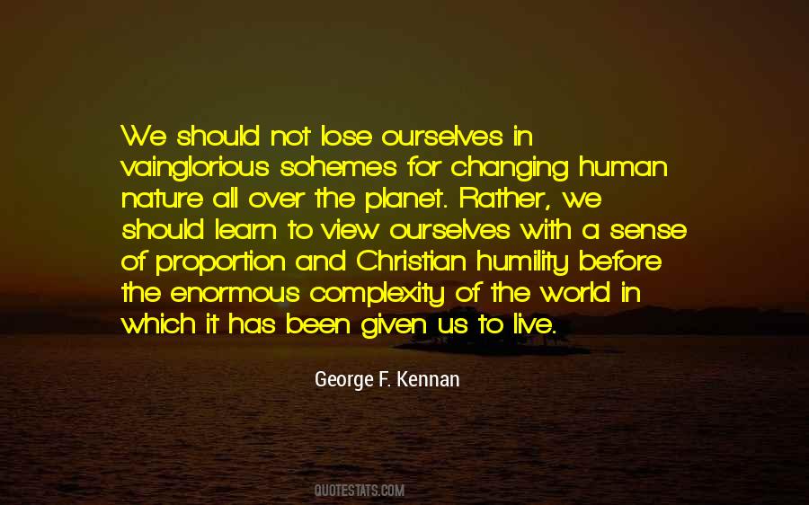 Changing Human Nature Quotes #1787340