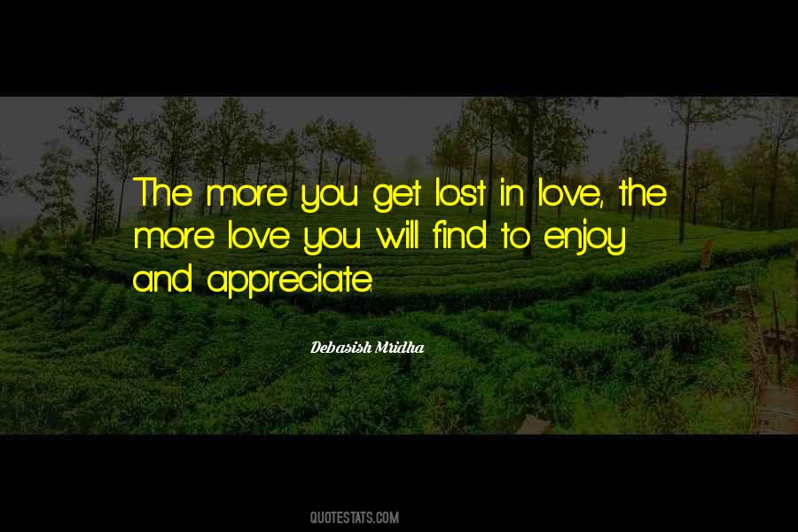 Get Lost Love Quotes #1805064