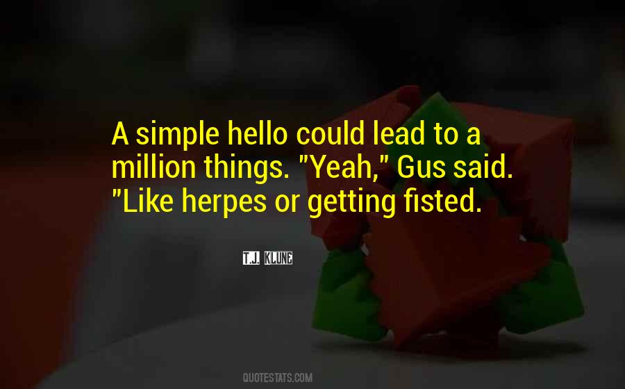 A Simple Hello Quotes #293490
