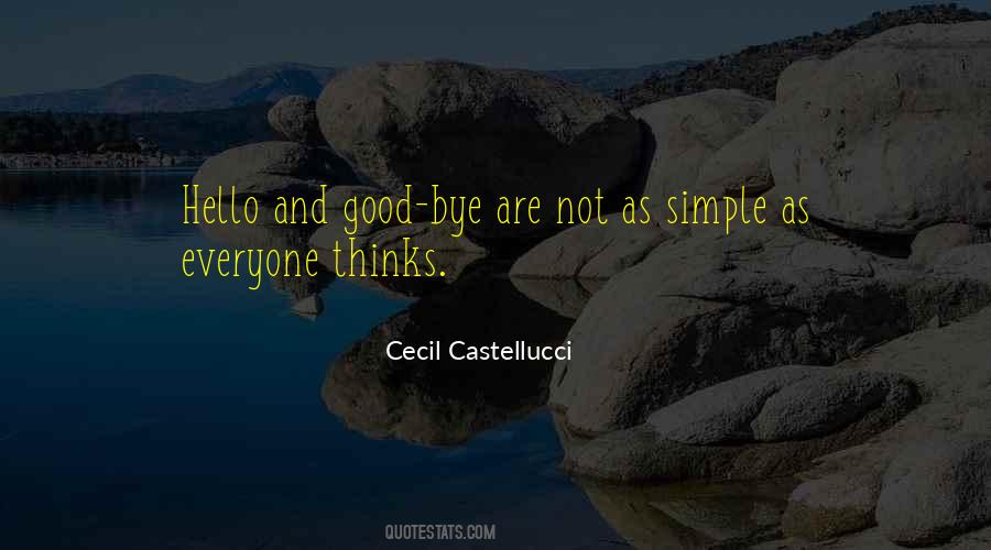 A Simple Hello Quotes #792392