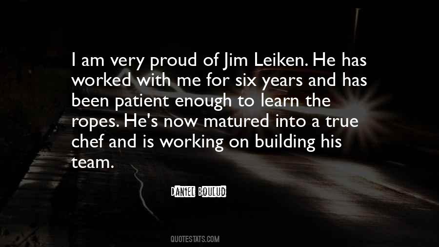 Proud Chef Quotes #1798276