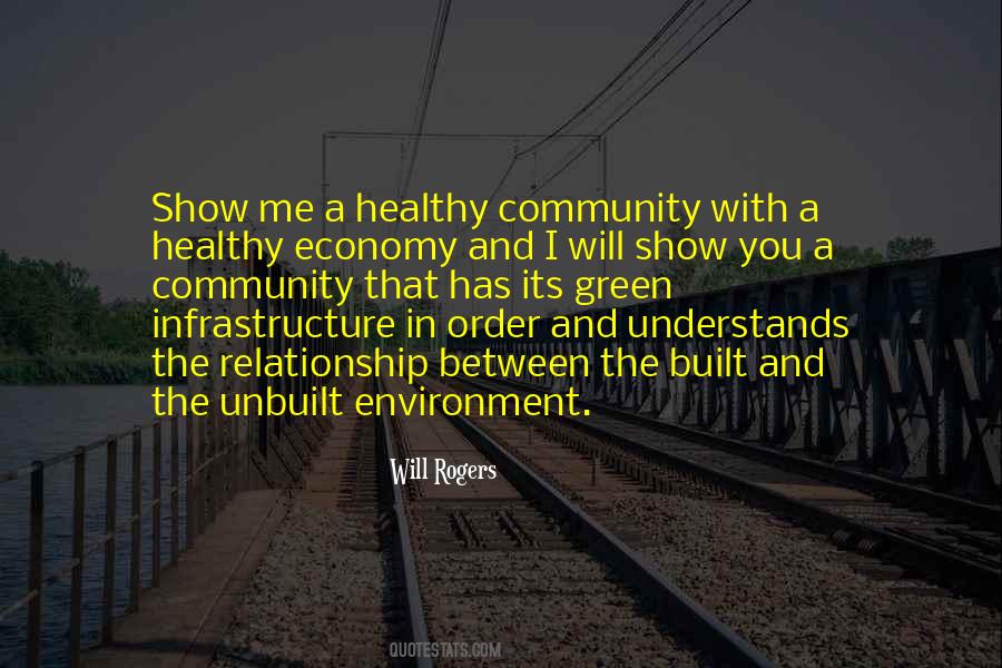 Quotes About A Healthy Community #1413590