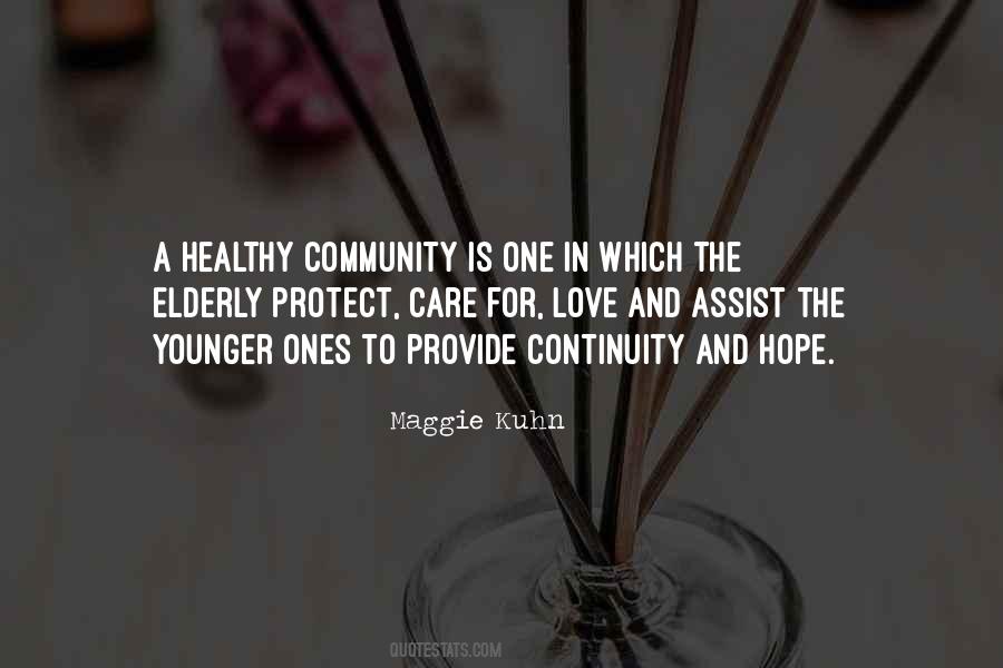 Quotes About A Healthy Community #562499
