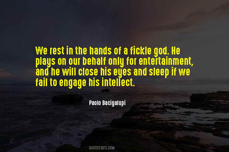 Sleep God Quotes #1589581