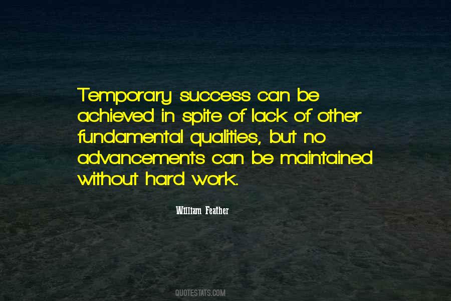 Success Without Hard Work Quotes #754560