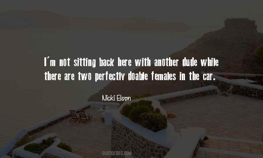 Sitting In The Car Quotes #1318308