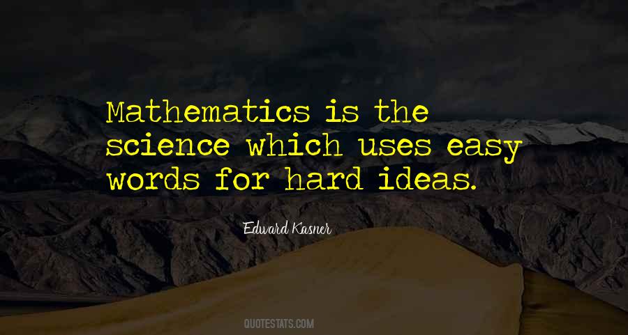Easy Science Quotes #543124