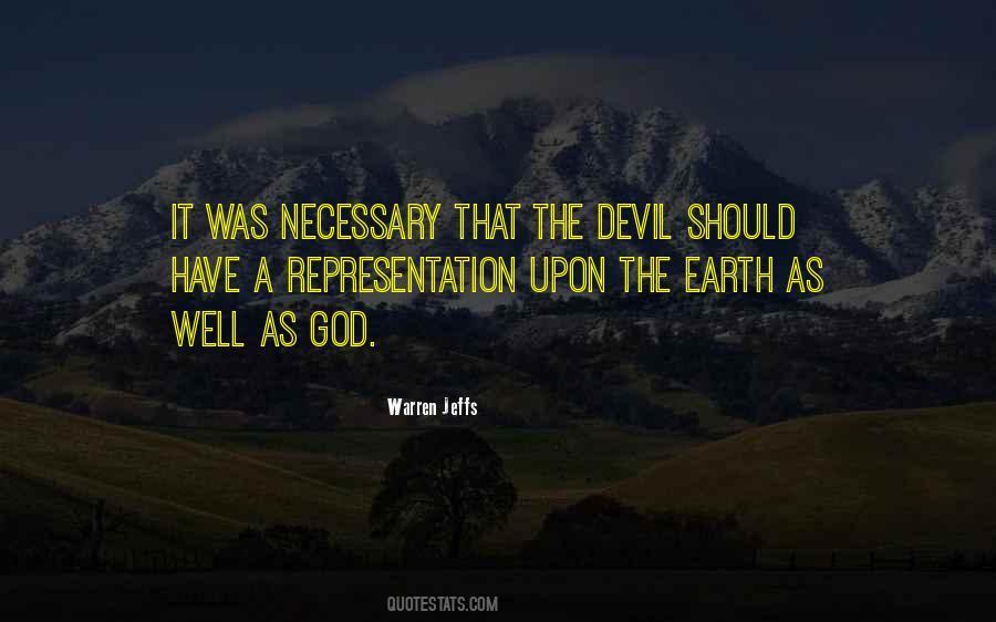 Devil God Quotes #111775