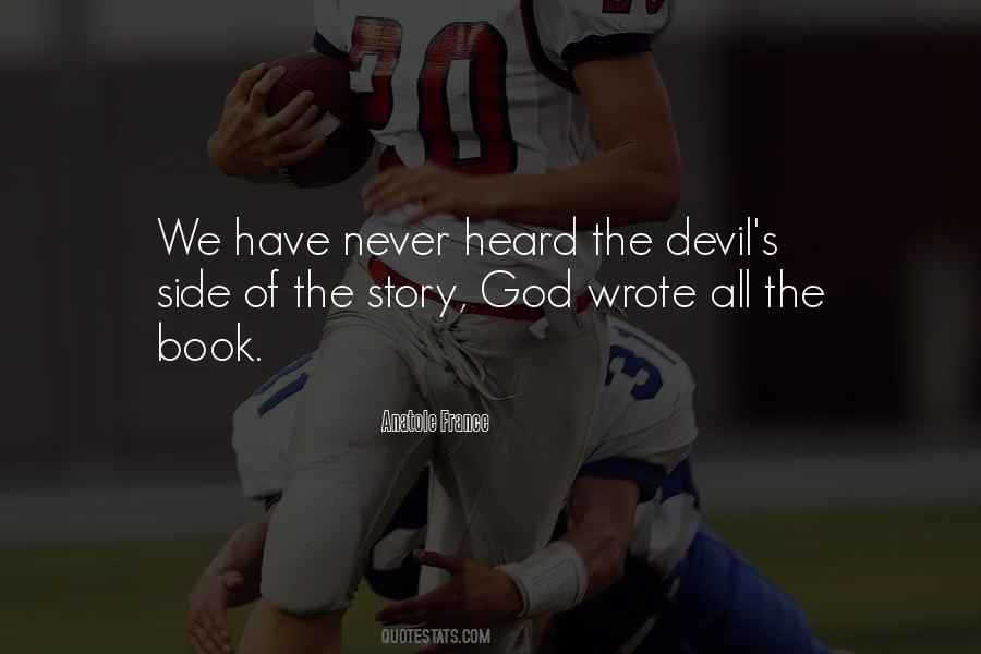 Devil God Quotes #141676