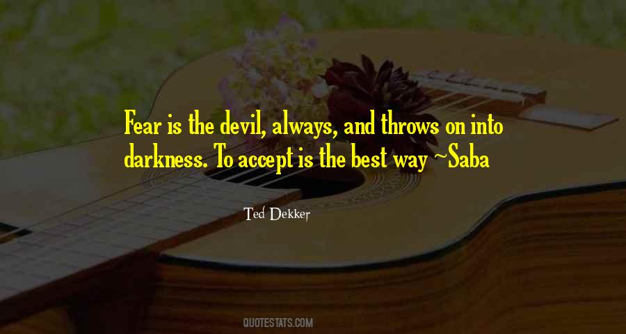 Devil God Quotes #251073