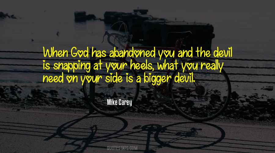 Devil God Quotes #48095