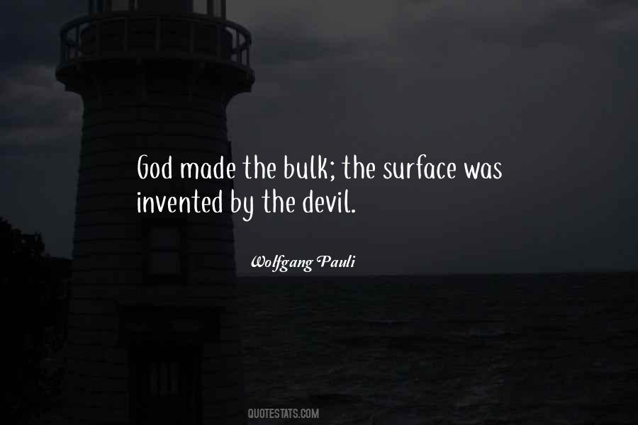 Devil God Quotes #80956