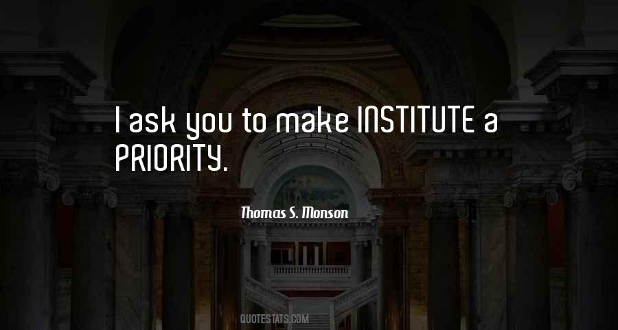 Too Many Priorities Quotes #247357