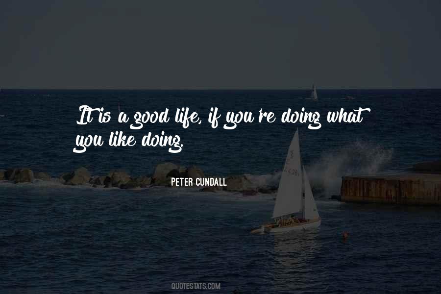 What Is A Good Life Quotes #1807156