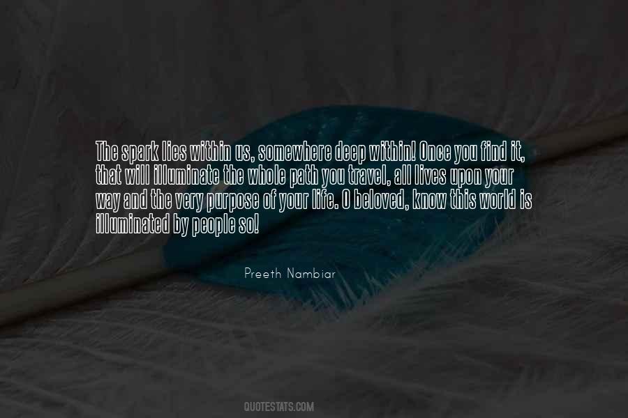 Spark Within You Quotes #3255