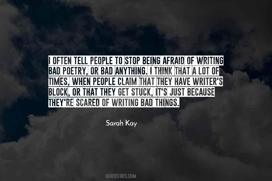 Get Scared Quotes #150045 Get Scared Quotes #150045