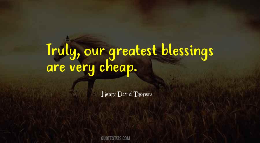 Our Greatest Blessing Quotes #1289678