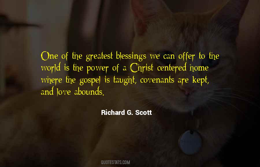Our Greatest Blessing Quotes #881054