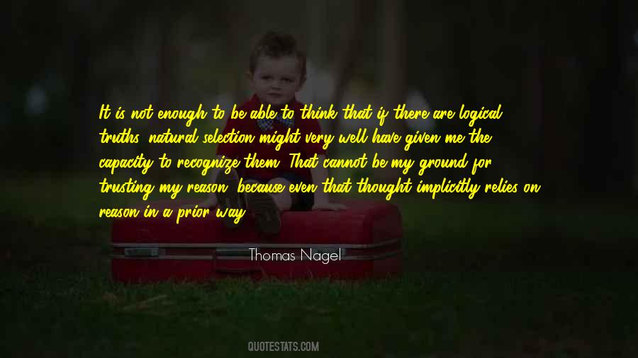 Quotes About The Capacity To Think #475345