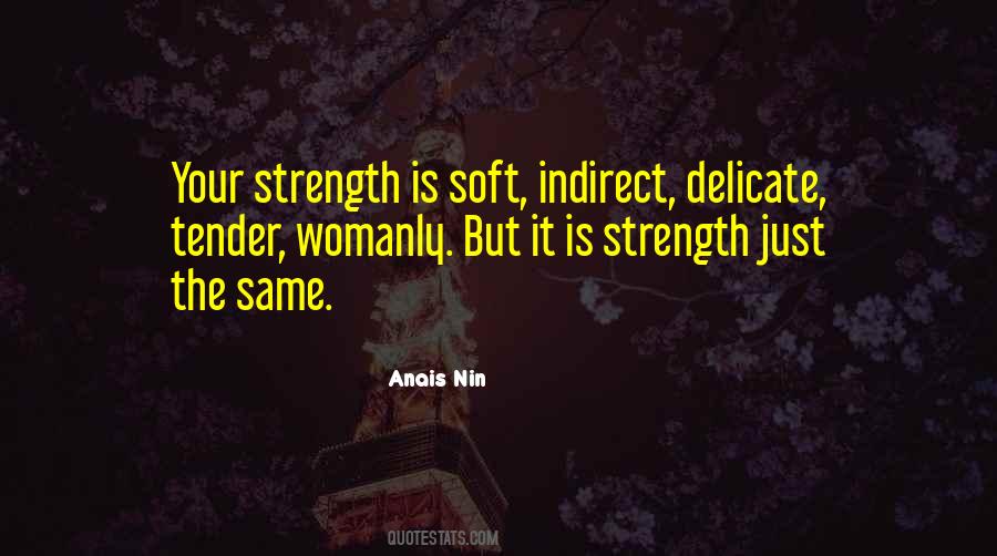 Strength Is Quotes #1161767