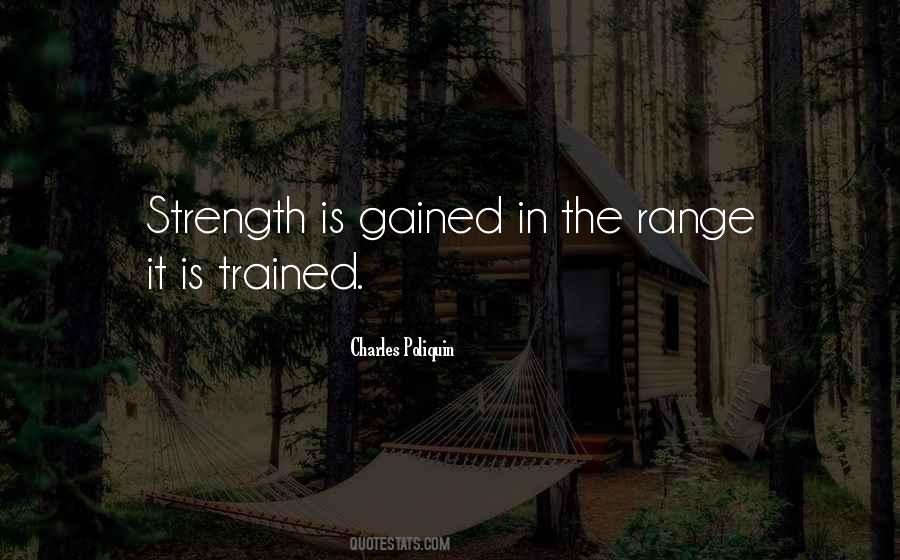 Strength Is Quotes #1251068