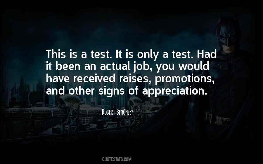 This Is A Test Quotes #367050