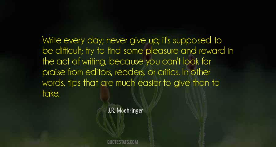 Give Praise Quotes #1519301