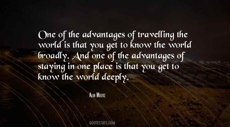 Get To Know The World Quotes #937773