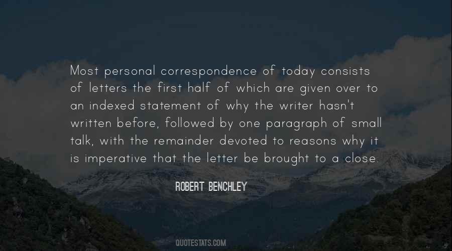 By Letter Quotes #906934
