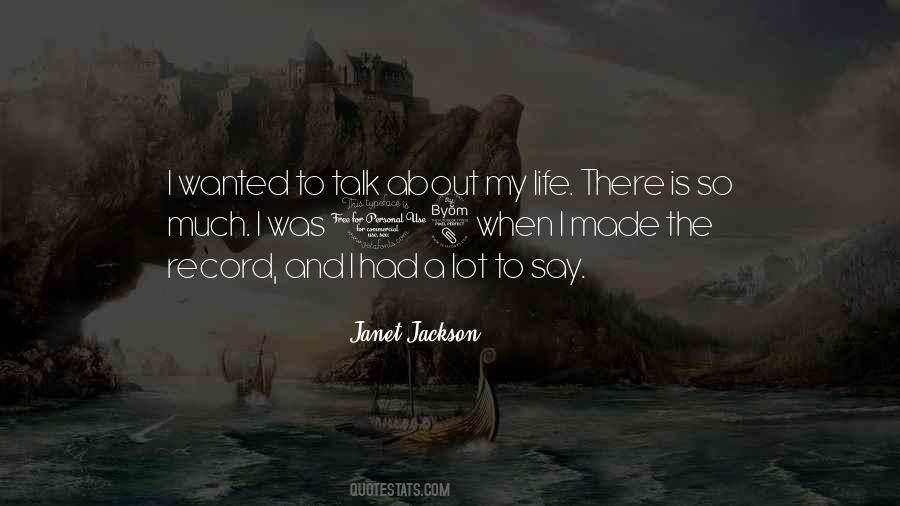 Record Life Quotes #47906