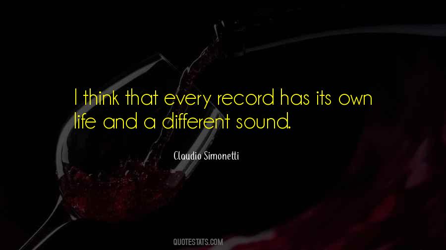 Record Life Quotes #47979