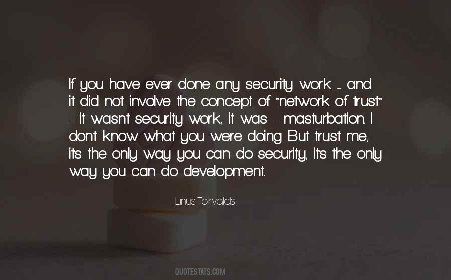 Security And Development Quotes #1859827