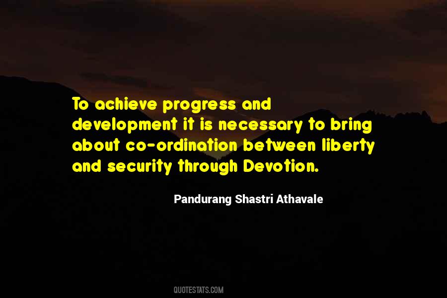 Security And Development Quotes #672814