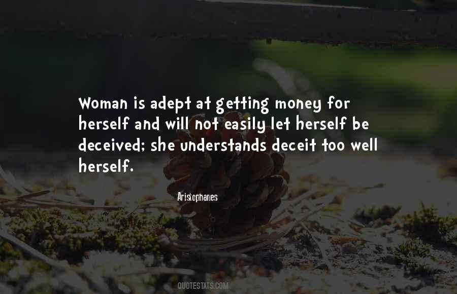 Woman And Money Quotes #1823256