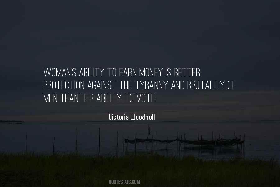 Woman And Money Quotes #219778