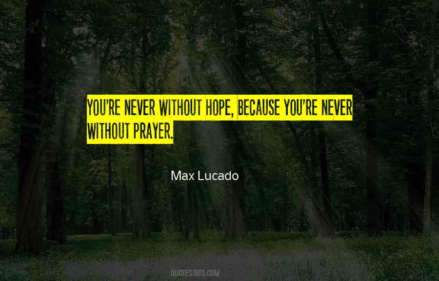 Hope Prayer Quotes #1731041
