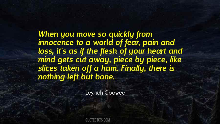 Left The World Quotes #106259