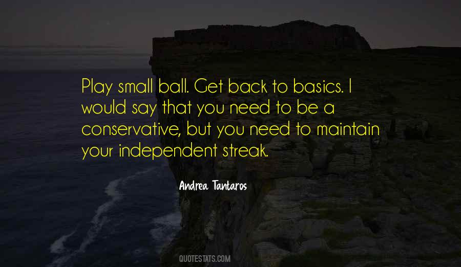 Get Back To Basics Quotes #336785