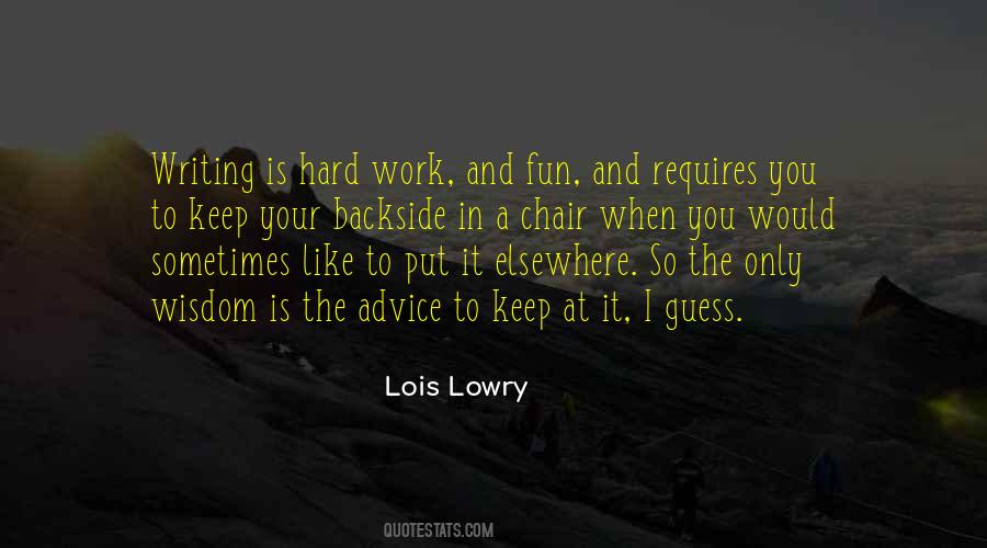 Fun Hard Work Quotes #1357438