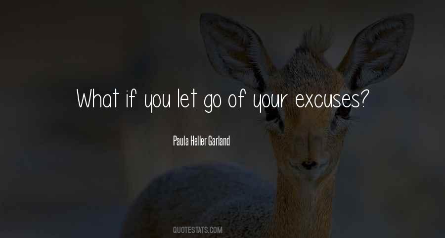 Your Excuses Quotes #48469