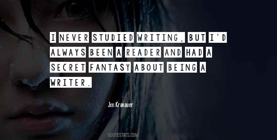 Quotes About Being A Fantasy #245475
