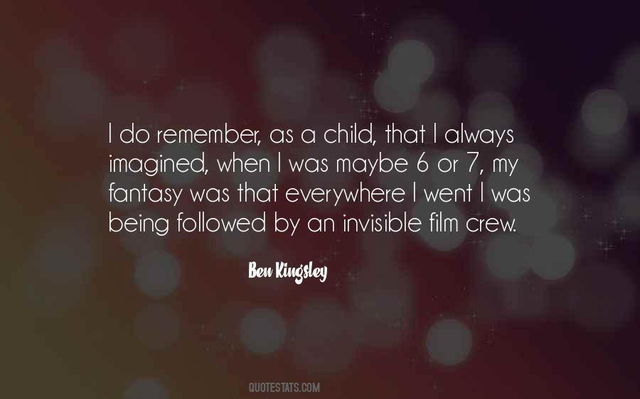 Quotes About Being A Fantasy #359561