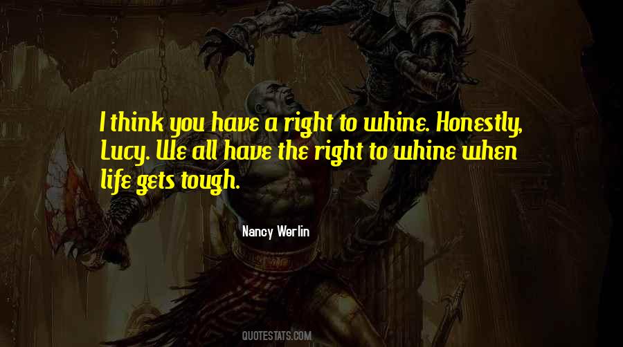 Gets Tough Quotes #1021380