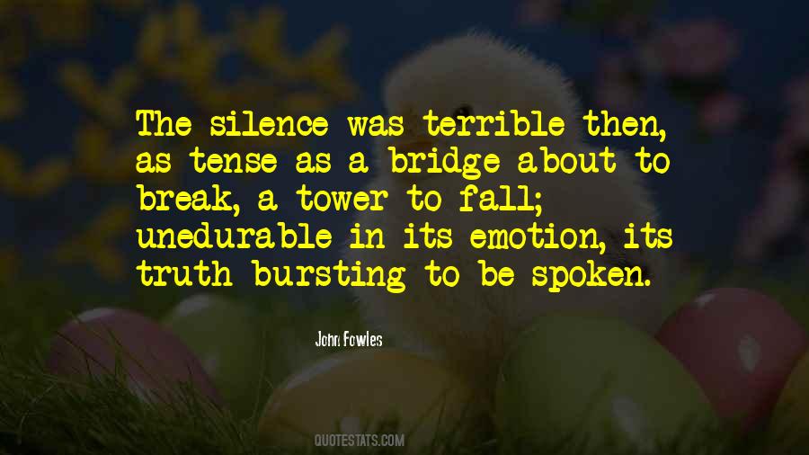 Silence Break Quotes #981823