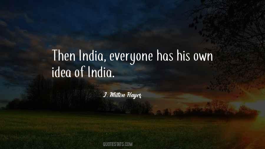 Idea Of India Quotes #1612834