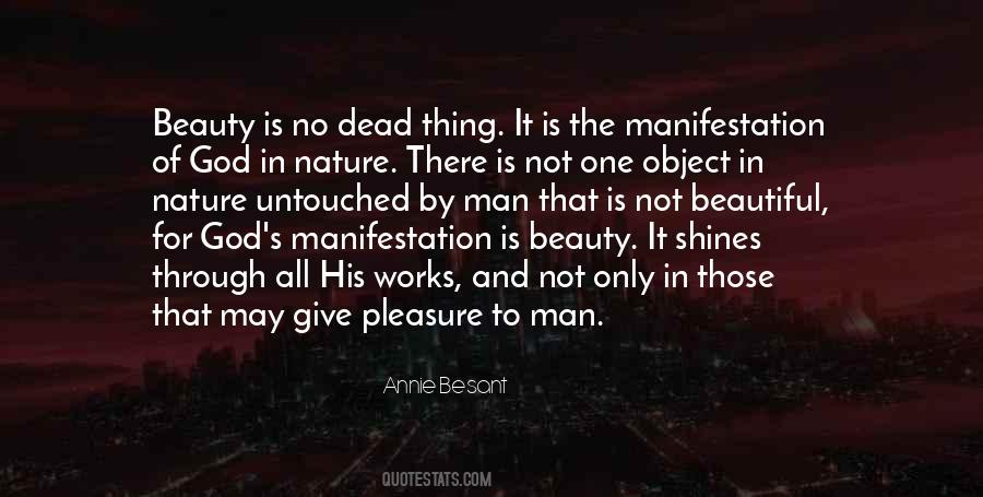 Quotes About Beauty Of Man #1288864