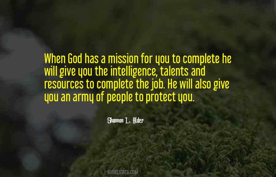 Mission God Quotes #1123983
