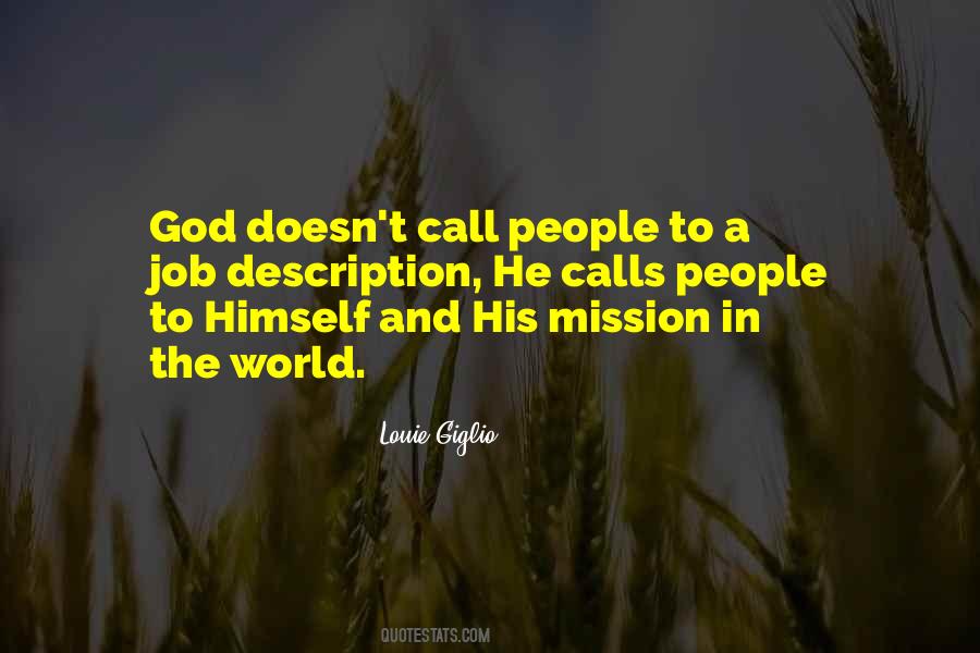 Mission God Quotes #339231